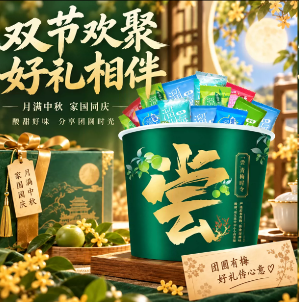 【溜溜梅全家桶】话梅酸甜梅子雪梅西梅清梅杨梅零食中秋国庆送礼