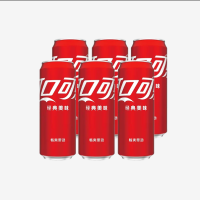 可口可乐经典款含糖330ml*6罐可乐碳酸饮料汽水by